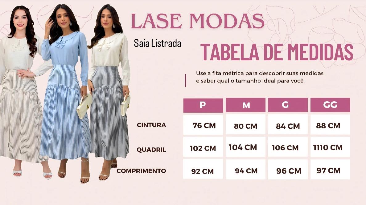 Tabela de Medidas